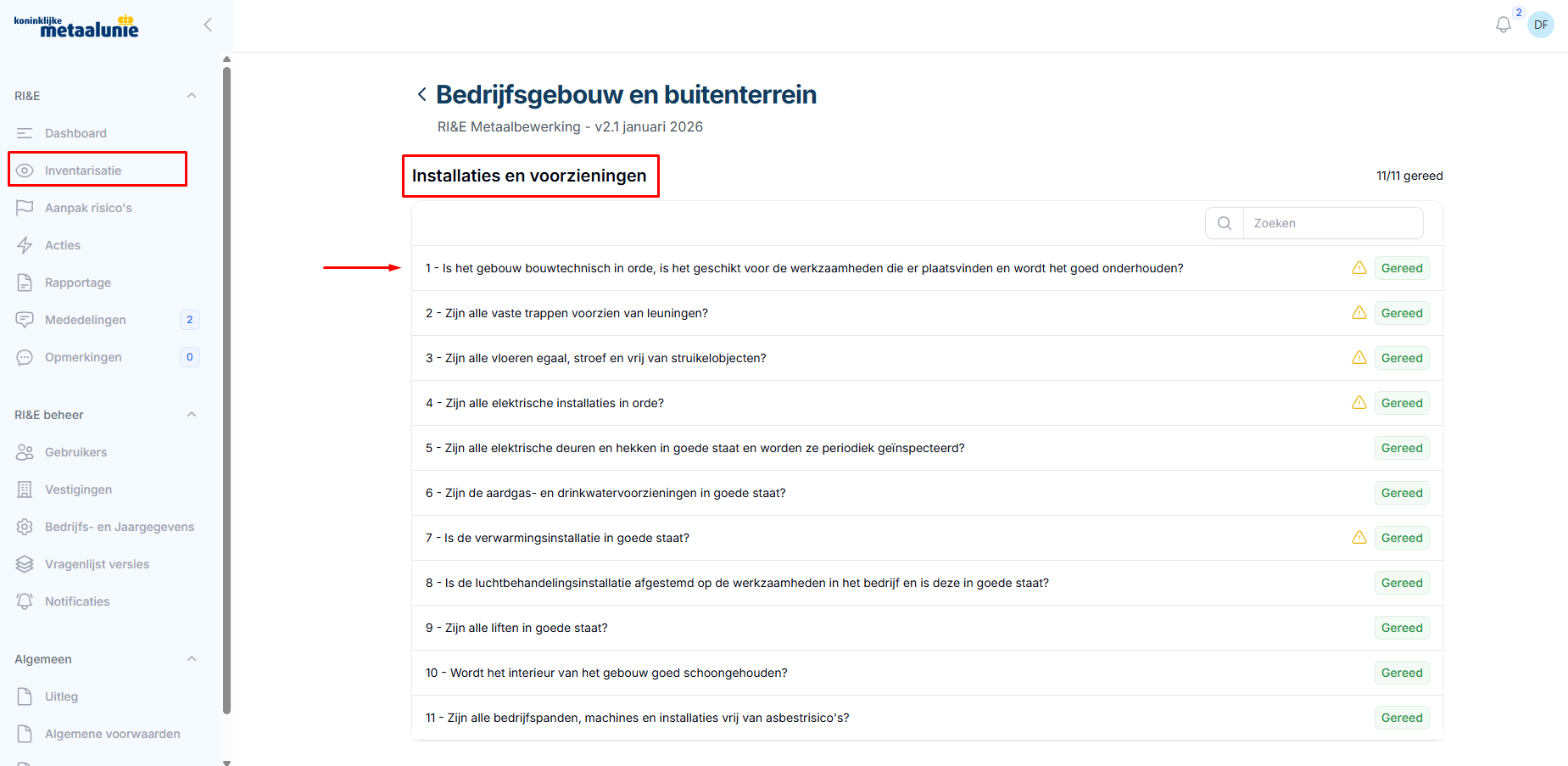InventarisatieVragen