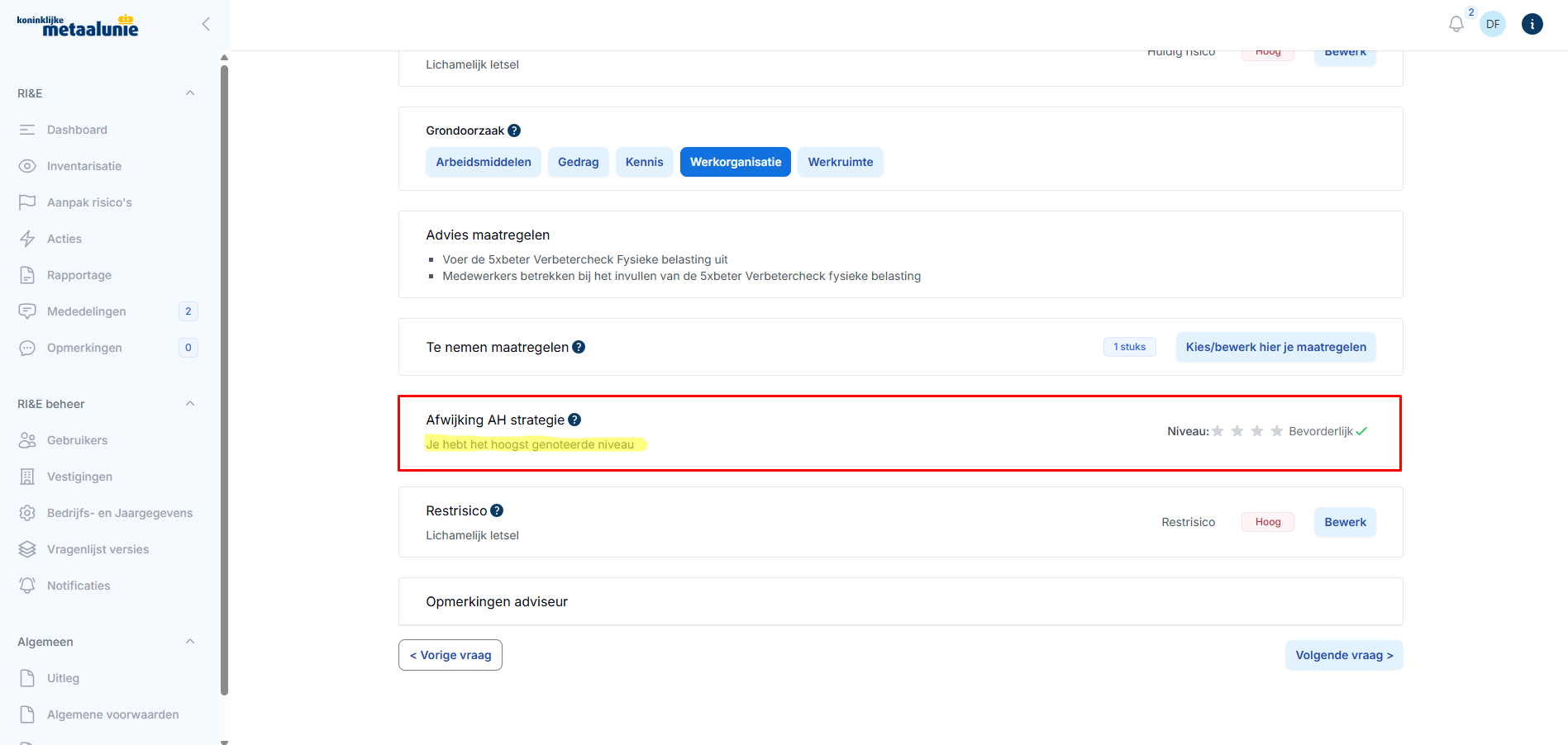 InventarisatieVragenAfwijkingAhStrategie