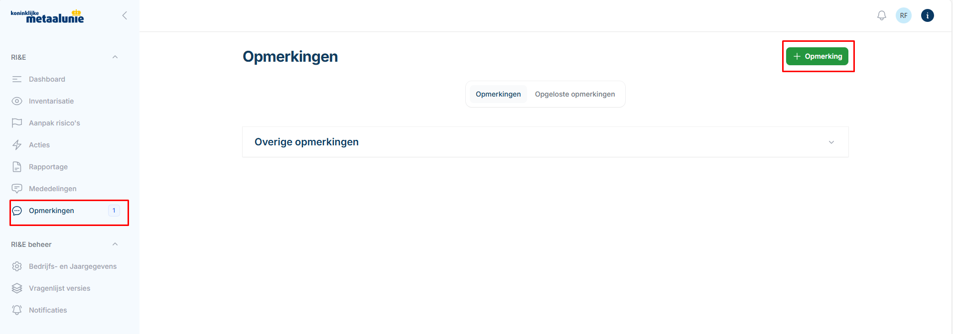 Opmerkingen