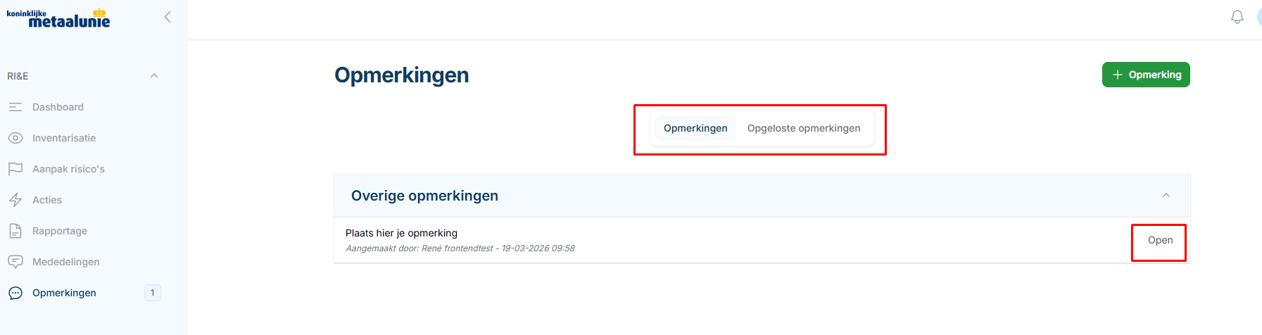 OpmerkingenBewerken